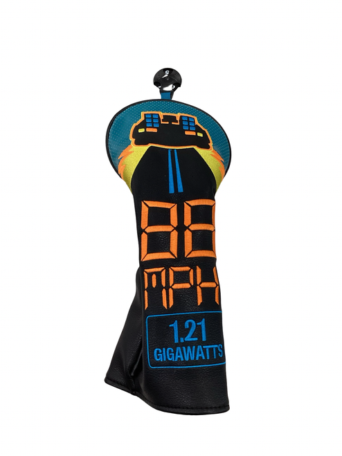 Vist Large View of Product Image Which is Used BACK TO THE FUTURE 88MPH HEAD COVER Golf Accessory