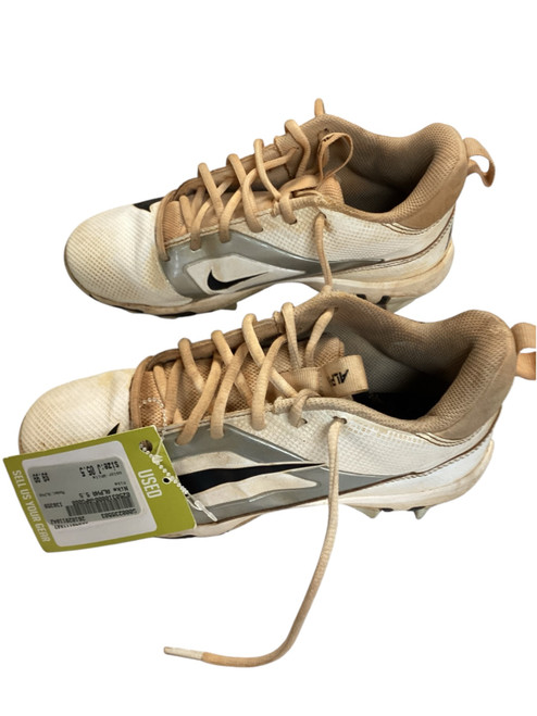 Vist Large View of Product Image Which is Used Nike ALPHA BB/SB Cleats White Junior 05.5