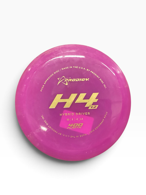 Vist Large View of Product Image Which is Used Prodigy H4V2 Disc Golf Driver Purple