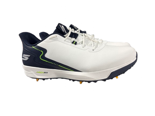 Vist Large View of Product Image Which is Used Skechers SKX Mens Golf Shoes White Senior 9
