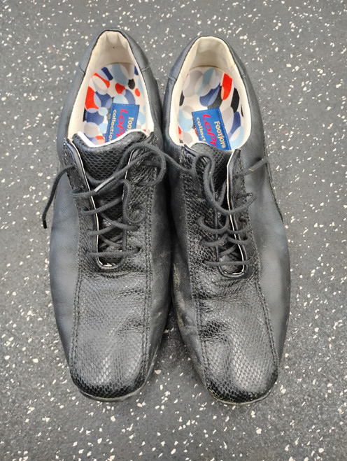 Vist Large View of Product Image Which is Used Foot Joy LOPRO Womens Golf Shoes Black Senior 7.5