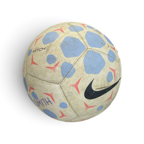 Vist Large View of Product Image Which is Used Nike Pitch Soccer Ball Size 4 White/Royal/Red (All Size), product view