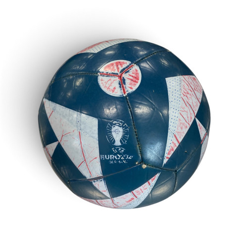 Vist Large View of Product Image Which is Used Adidas EURO 2024 Soccer Ball Size 3 Teal (EURO2024 All Size), product view