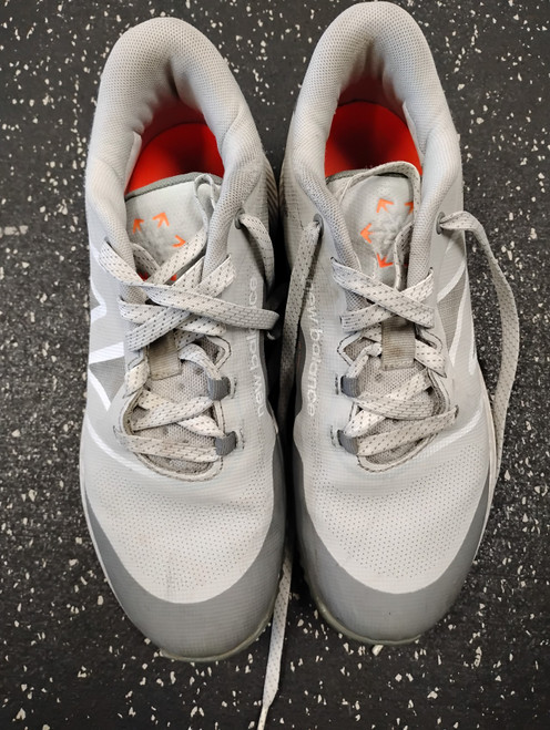 Vist Large View of Product Image Which is Used New Balance LAX Cleats Womens Grey Senior 6.5