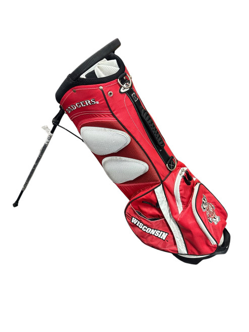 Vist Large View of Product Image Which is Used WISCONSIN BADGERS Mens Stand Bag Red