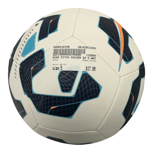 Vist Large View of Product Image Which is Used Nike PITCH All Size Soccer Ball White 5