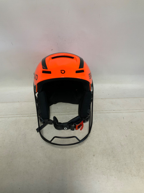 Vist Large View of Product Image Which is Used BRIKO SLALOM 58CM Snowsport Helmet Youth Orange SM