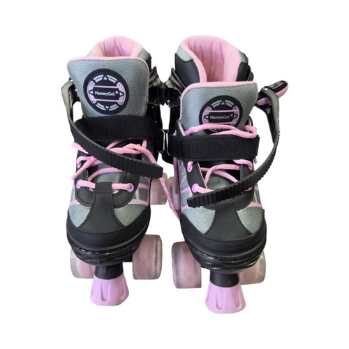 Vist Large View of Product Image Which is Used MAMMYGOL ADJ 13Y-2 SKATES Child Roller Quad Skates Black Adjustable