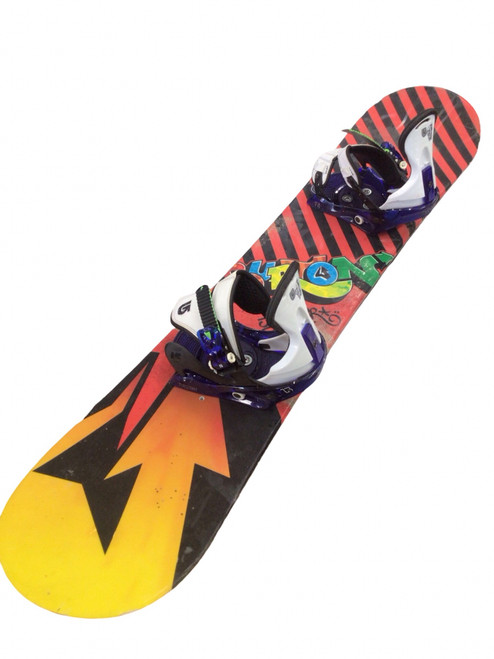 Vist Large View of Product Image Which is Used Burton CHOPPER 130 Boys Board/Binding Red 130 cm