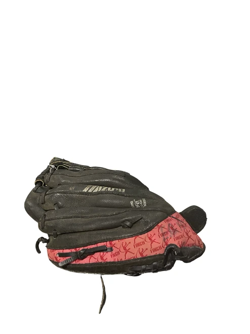 Vist Large View of Product Image Which is Used Mizuno FINCH PINK BB/SB Glove RH Throw Black 11 1/2"