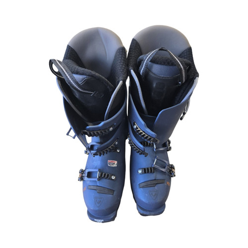 Vist Large View of Product Image Which is Used Rossignol VIZION 120 HV SKI BOOTS Mens DH Ski Boot Navy Blue 265 MP - M08.5 - W09.5