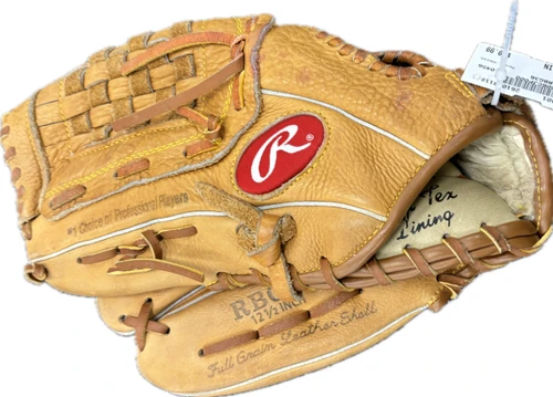 Vist Large View of Product Image Which is Used Rawlings RBG36 BB/SB Glove LH Throw Brown 12 1/2"