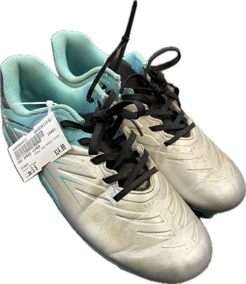 Vist Large View of Product Image Which is Used DSG SPEED VIPER Soccer Cleats Chrome Senior 6