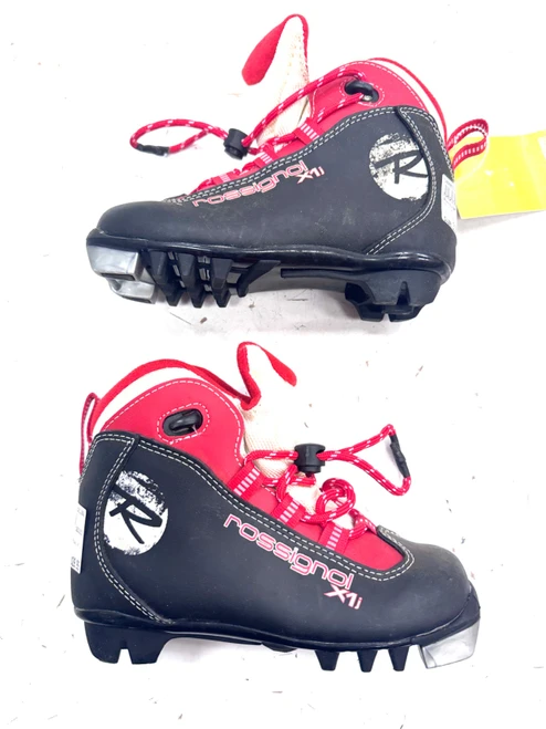 Vist Large View of Product Image Which is Used Rossignol X1 J Boys NNN XC Ski Boots Red YT-13
