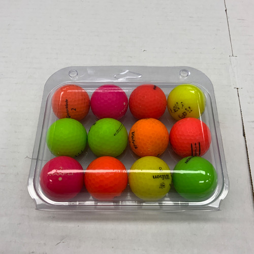 Vist Large View of Product Image Which is Used ASSORTED COLOR 12 Pack - Golf Balls