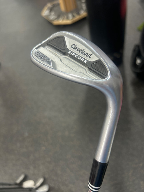 Vist Large View of Product Image Which is Used Cleveland CBX ZIPCORE Golf Wedge Mens RH 50 Degree