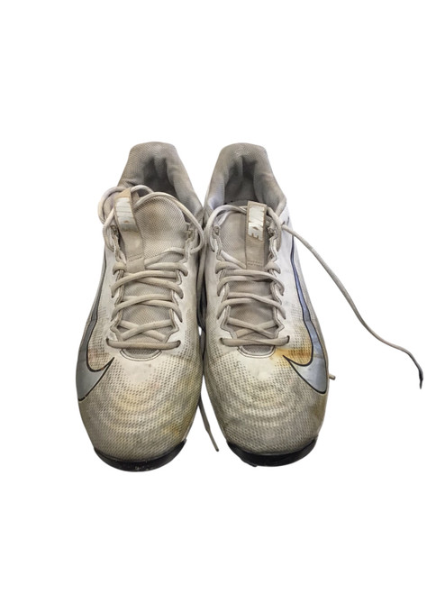 Vist Large View of Product Image Which is USED NIKE VAPOR 14 BB/SB CLEATS WHITE SENIOR 14