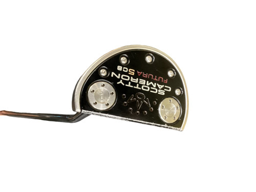 Vist Large View of Product Image Which is Used Titleist SCOTTY CAMERON FUTURA 5 CB Mens Putter RH 35"