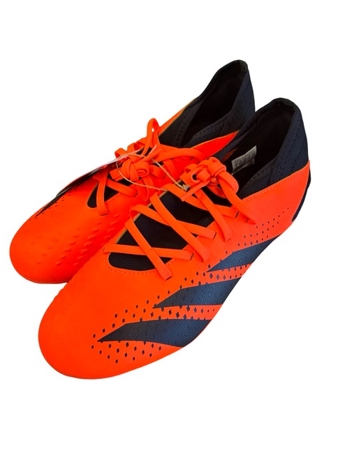 Vist Large View of Product Image Which is Used Adidas Soccer Cleats Orange Senior 6