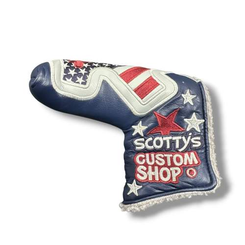 Vist Large View of Product Image Which is Used Scotty Cameron 2013 CUSTOM SHOP JUNK YARD DOG FLAG HEAD Golf Accessory
