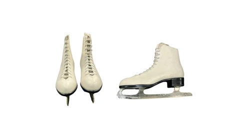 Vist Large View of Product Image Which is Used CCM CHAMPION DELUXE WomensFigure Skate White Senior 9