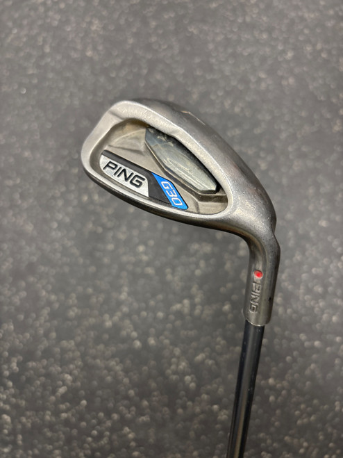 Vist Large View of Product Image Which is Used Ping G30 RED DOT Golf Wedge Mens RH Lob Wedge