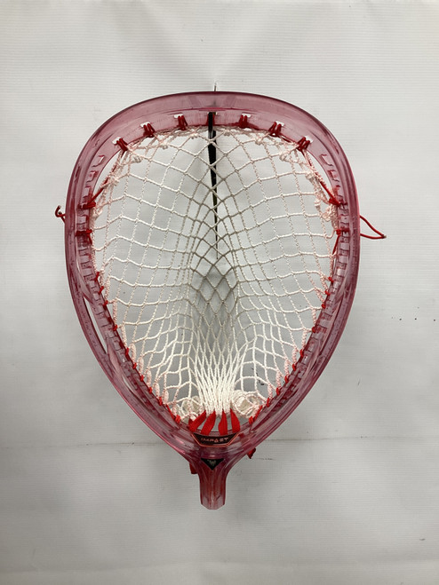 Vist Large View of Product Image Which is Used East Coast Dyes IMPACT STRUNG Mens Goalie Head Red