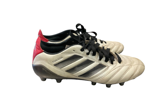 Vist Large View of Product Image Which is Adidas Soccer Cleats ,White, Youth 08.0