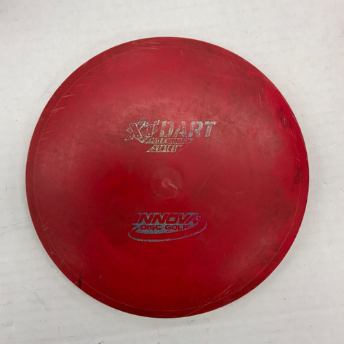 Vist Large View of Product Image Which is Used Innova XT DART Disc Golf Putter Red 174g