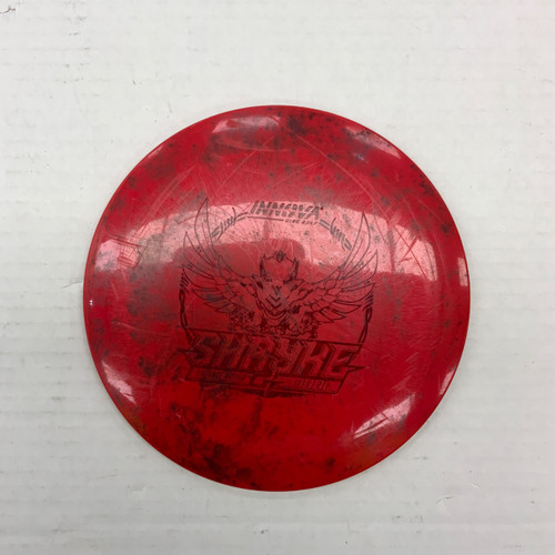 Vist Large View of Product Image Which is Used Innova G STAR LEOPARD Disc Golf Driver Red 179g
