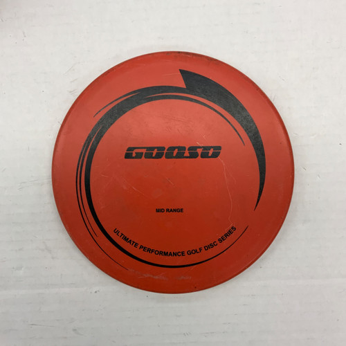 Vist Large View of Product Image Which is Used Gooso MID RANGE Disc Golf Mid Range Orange 163g
