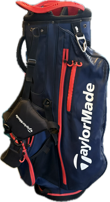 Vist Large View of Product Image Which is Used Taylormade STAND Mens Stand Bag Navy Blue