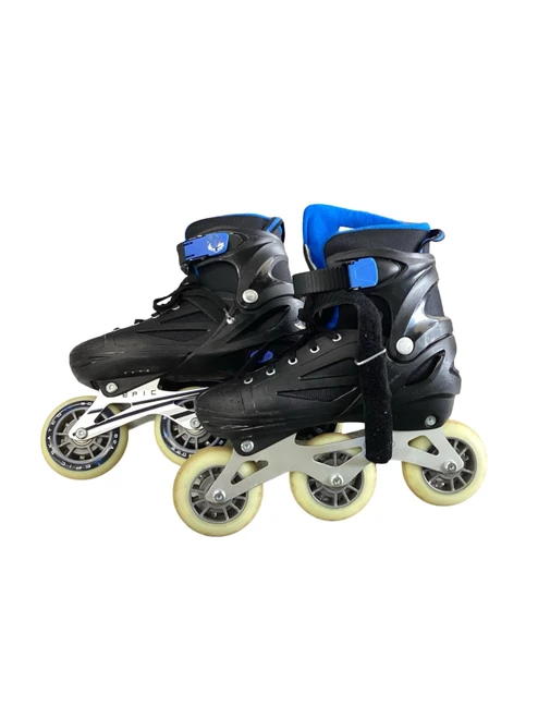 Vist Large View of Product Image Which is Used EPIC SKATES Junior Rec Fitness Skates Black Junior 05