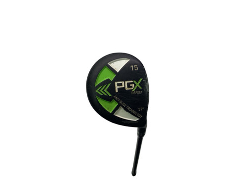 Vist Large View of Product Image Which is Used Pinemeadow PGX OFFSET 37 DEG Mens Hybrid Club RH 12 Hybrid