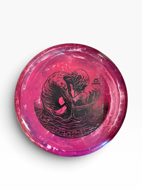 Vist Large View of Product Image Which is Used DOOMSDAY DISCS DESPAIR Disc Golf Mid Range Purple