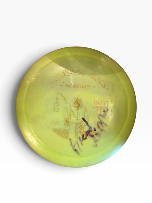 Vist Large View of Product Image Which is Used Westside BOATMAN Disc Golf Driver Yellow