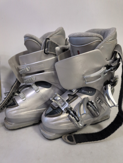 Vist Large View of Product Image Which is Used Tecnica X8 Mens DH Ski Boot Grey 255 MP - M07.5 - W08.5