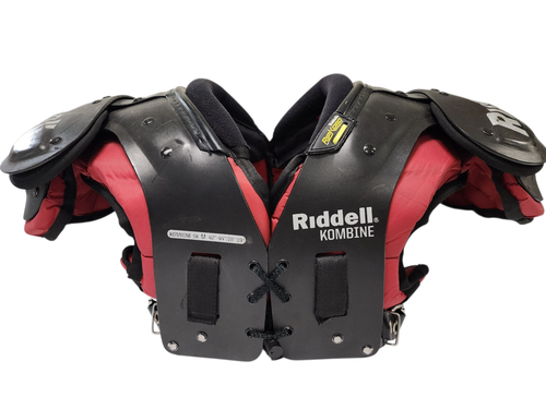 Vist Large View of Product Image Which is Used Riddell Kombine SK Football Shoulder Pads Medium