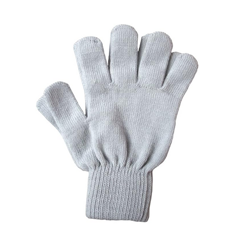 New A&R Knit Gloves White #GL Vist Large View of Product Image Which is New A&R Knit Gloves White #GL