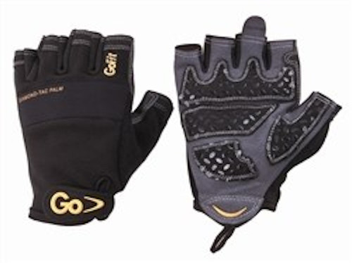 Vist Large View of Product Image Which is New GoFit MENS DIAMOND-TAC Exercise Gloves