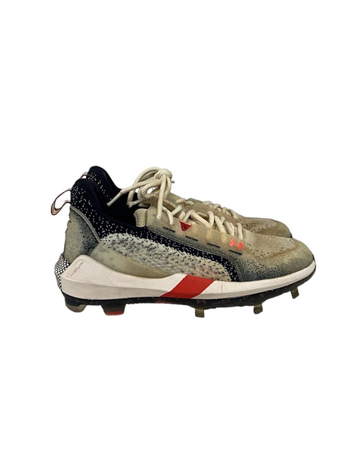 Vist Large View of Product Image Which is Used Under Armour Bryce Harper Senior Baseball Cleats Size 8