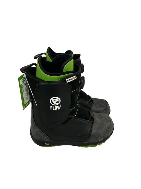 Vist Large View of Product Image Which is Used Flow Micron Boa Boys' Snowboard Boots Size 5