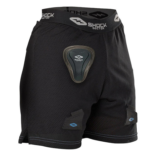 Vist Large View of Product Image Which is Shock Doctor Girl's Core Loose Hockey Short with Pelvic Protector #SD31850