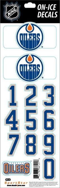 New NHL DECALS Edmonton Oilers