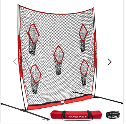 Vist Large View of Product Image Which is New PowerNet 5 Pocket QB Passing Trainer 8'x8'