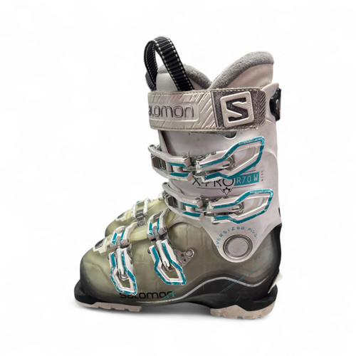 Vist Large View of Product Image Which is Used Salomon X-PRO 235 MP - J05.5 - W06.5 Women's Downhill Ski Boots