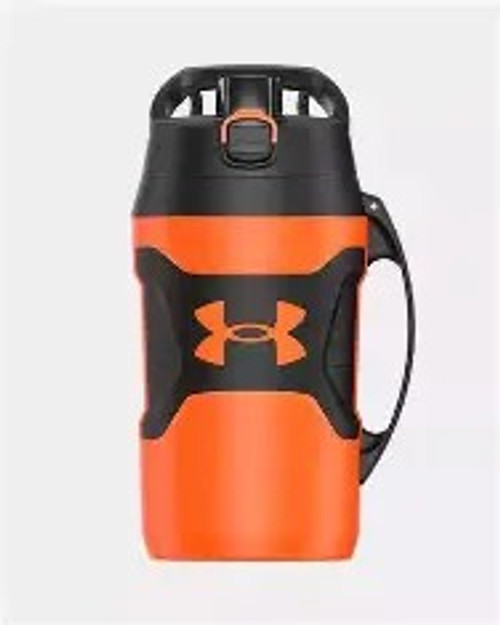 Vist Large View of Product Image Which is New UA PLAYMAKER Jug 64oz- ORANGE