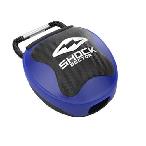 Vist Large View of Product Image Which is New Shock Doctor Mouthguard Case- Blue