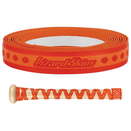 Vist Large View of Product Image Which is New Lizard Skins Bat Grip .5mm- Blaze Orange