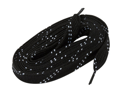 Vist Large View of Product Image Which is New Skate Laces Non-Waxed- Black/White 63"